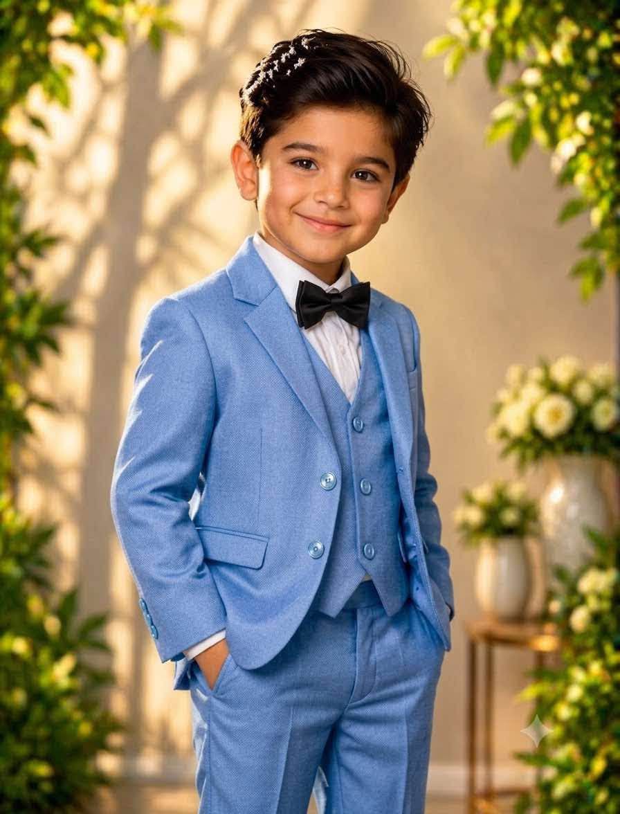 Baby Premium Blazer Suite Light SKY