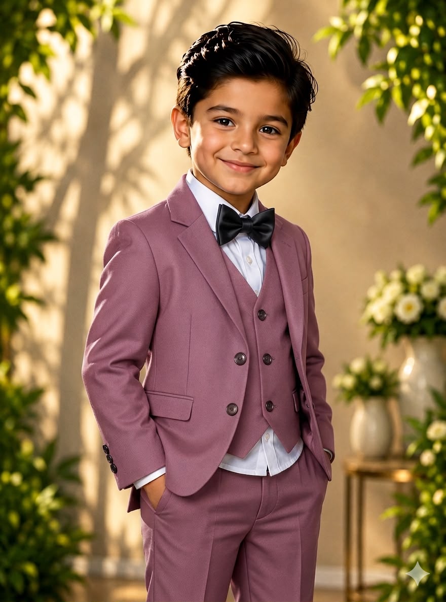BABY EXCLUSIVE BLAZER SUITE ONION COLOUR